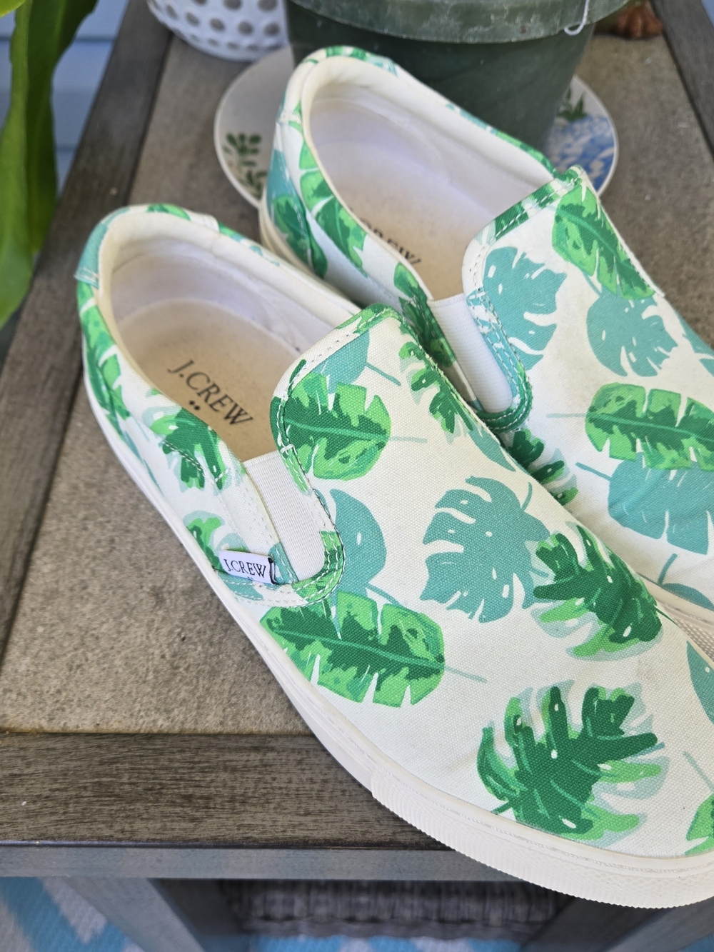 J. Crew Leaf Slip-On Shoes